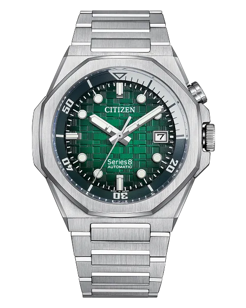 Series8 890 Green Dial Stainless Steel Bracelet NB6060-58X | CITIZEN Series8 890 Green Dial Stainless Steel Bracelet NB6060-58X | CITIZEN